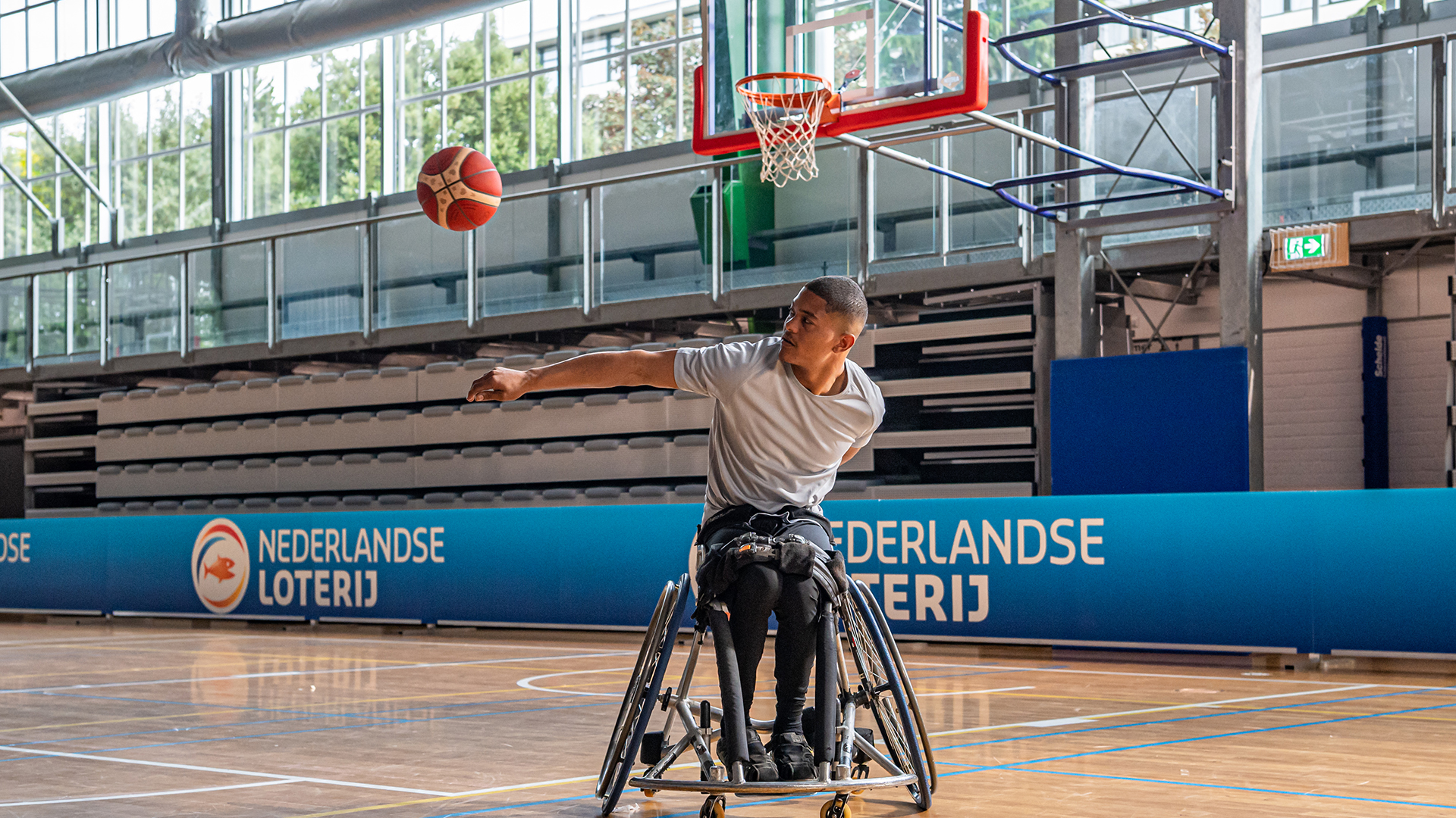 Rolstoelbasketballer