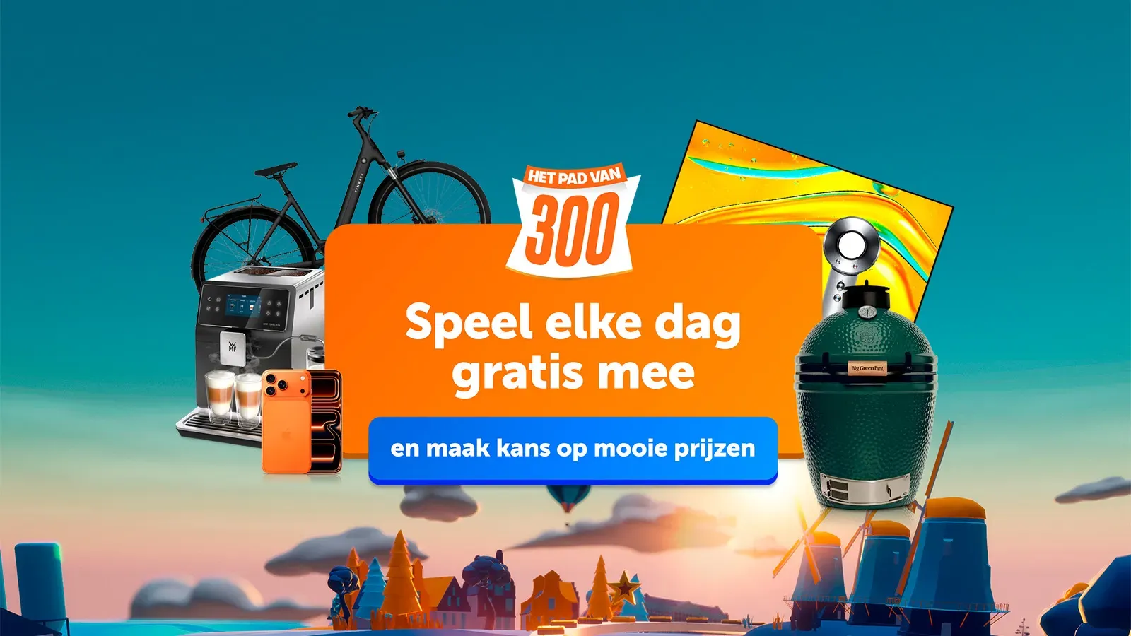 Speel elke dag gratis mee met Het Pad van 300 en maak kans op mooie prijzen